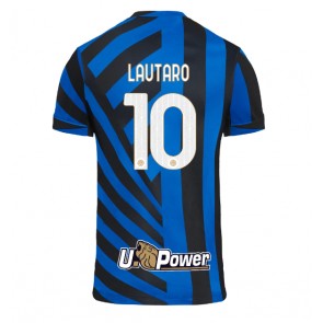 Billiga Inter Milan Lautaro Martinez #10 Hemmatröja 2024-25 Kortärmad